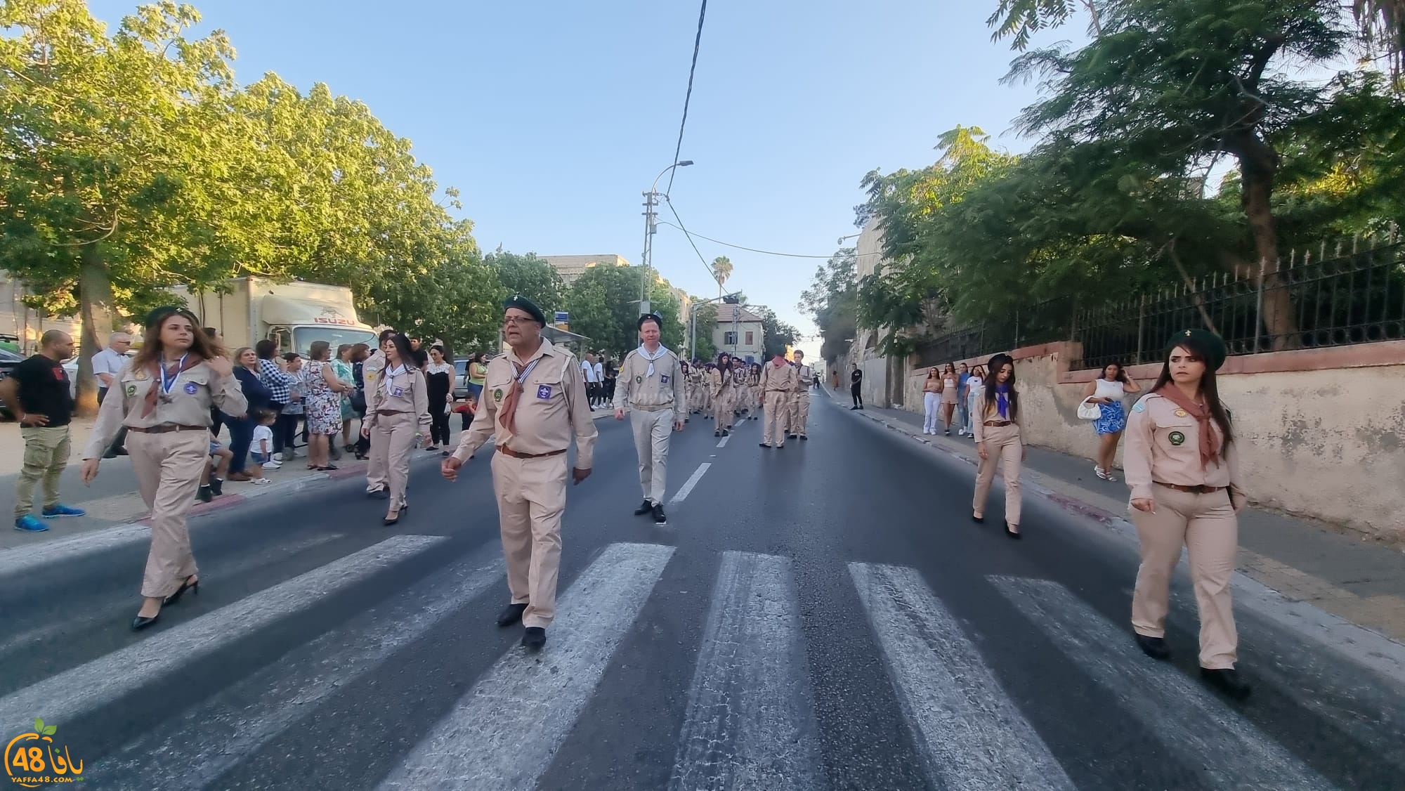 يافا: سرية الكشاف الأرثوذكسي تُنظم استعراضاً بمناسبة 55 عاماً على تأسيسها